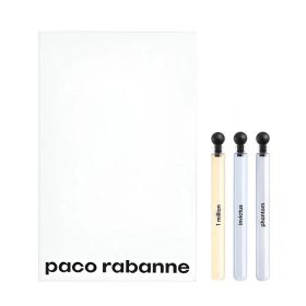 PACO RABANNE 3 * 4 ML EAU DE TOILETTE MINI SET FOR MEN: 1 MILLION + INVICTUS + PHANTOM