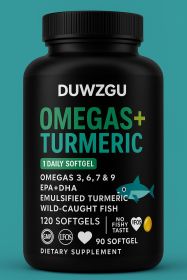 Omega+Turmeric (Option: 160 pieces)