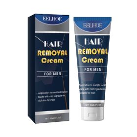 EELHOE Hair Removal Cream For Men, Underarm Hair Hands Hair Feet Hair Chest Hair Body Cleansing Mild Non-Irritating Hair Removal Cream (Option: 60ml-75g-5.13*1.57*1.57inch)